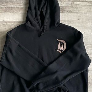 Crop Black w/ Rose Gold Disneyland “Jersey” Hoodie